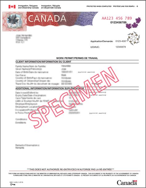 imm 1442 work permit.